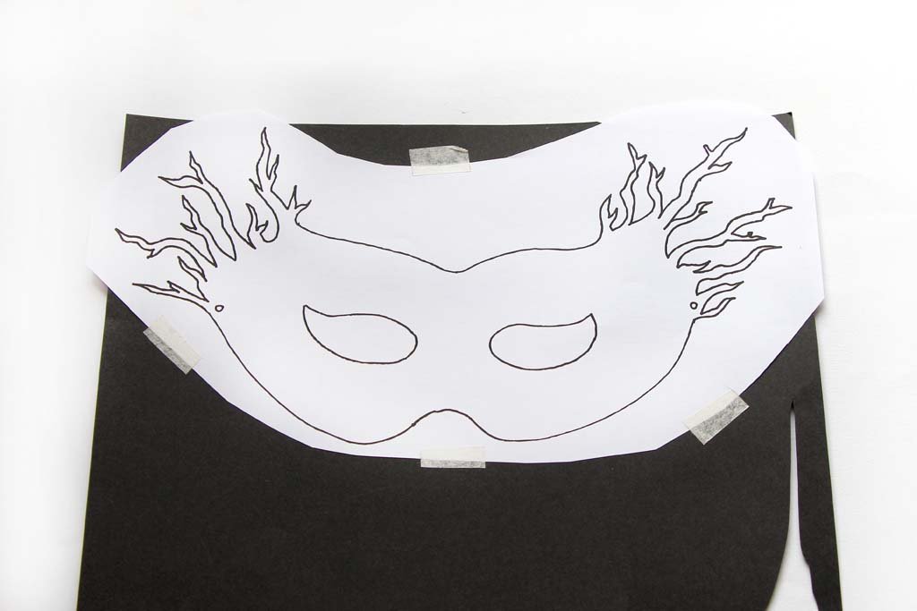 Halloween spooky mask - download the free printable today
