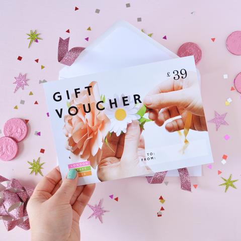 London Craft Club gift vouchers 