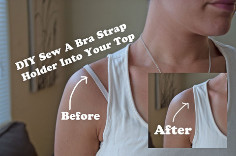 how to stop your bra strap messing about