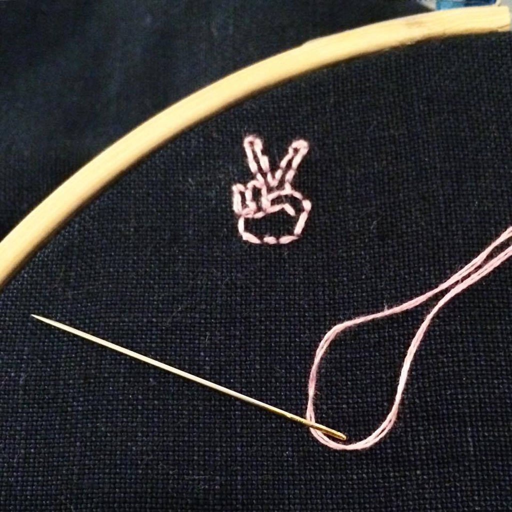 Embroidery is a contemporary craft that you can learn to create customised clothes.