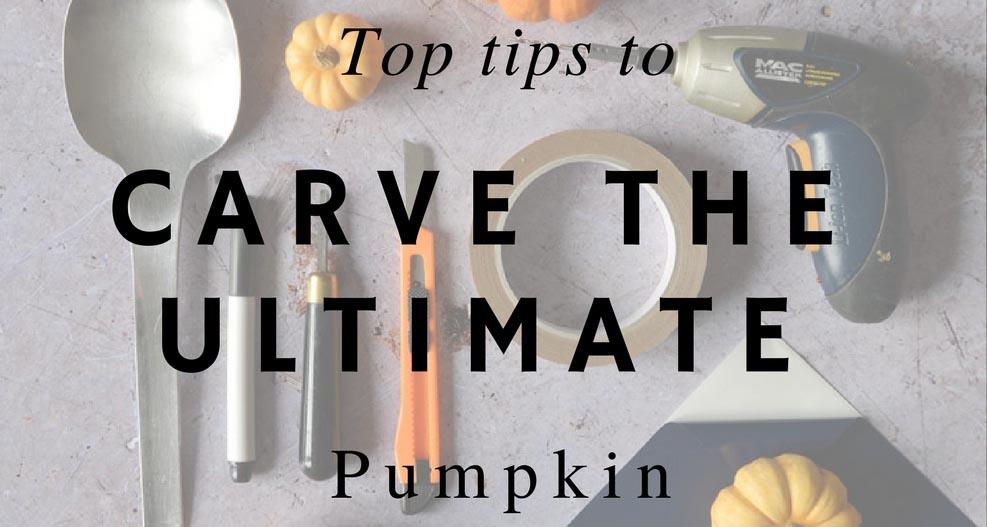 Carve the ultimate Halloween pumpkin