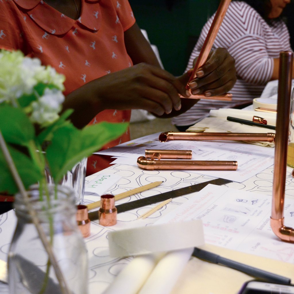 Hand Make your own Copper Candelabra
