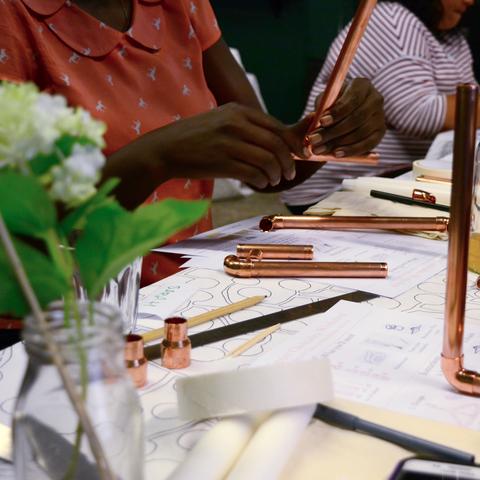 Hand Make your own Copper Candelabra