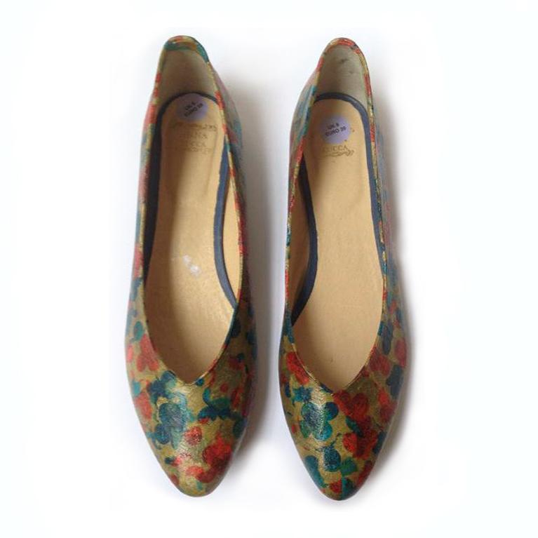 Decoupage on to Shoes