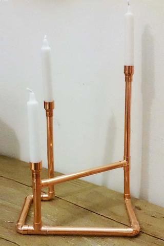Hand Make your own Copper Candelabra
